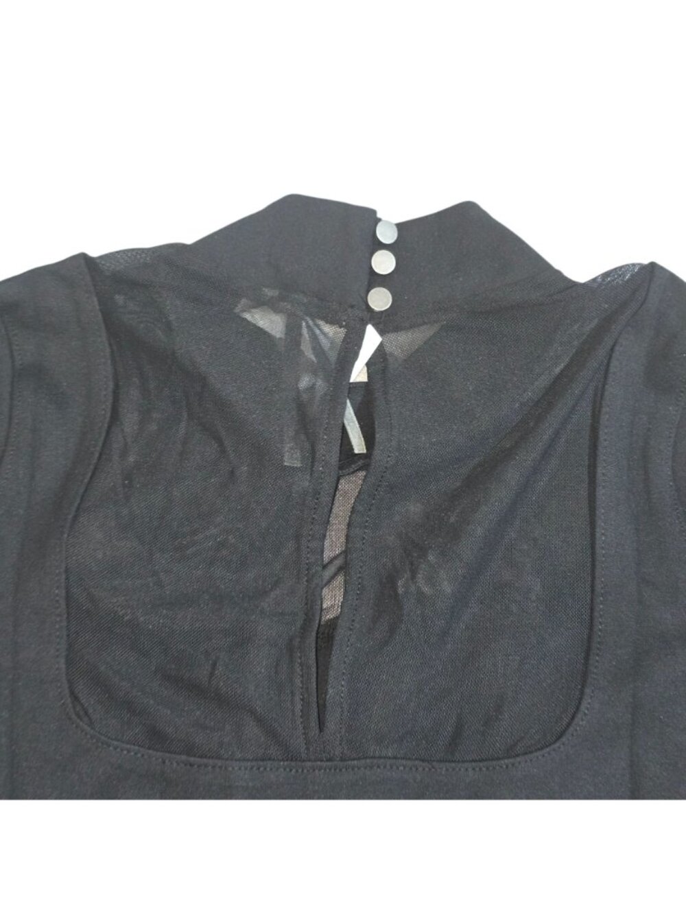 Anthropologie Womens Black Long-Sleeve Maxi Dress XXS - Picture 4 of 8
